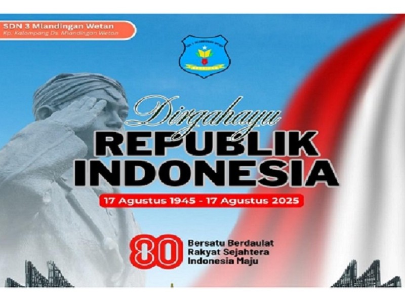 DIRGAHAYU KEMERDEKAAN REPUBLIK INDONESIA KE-80